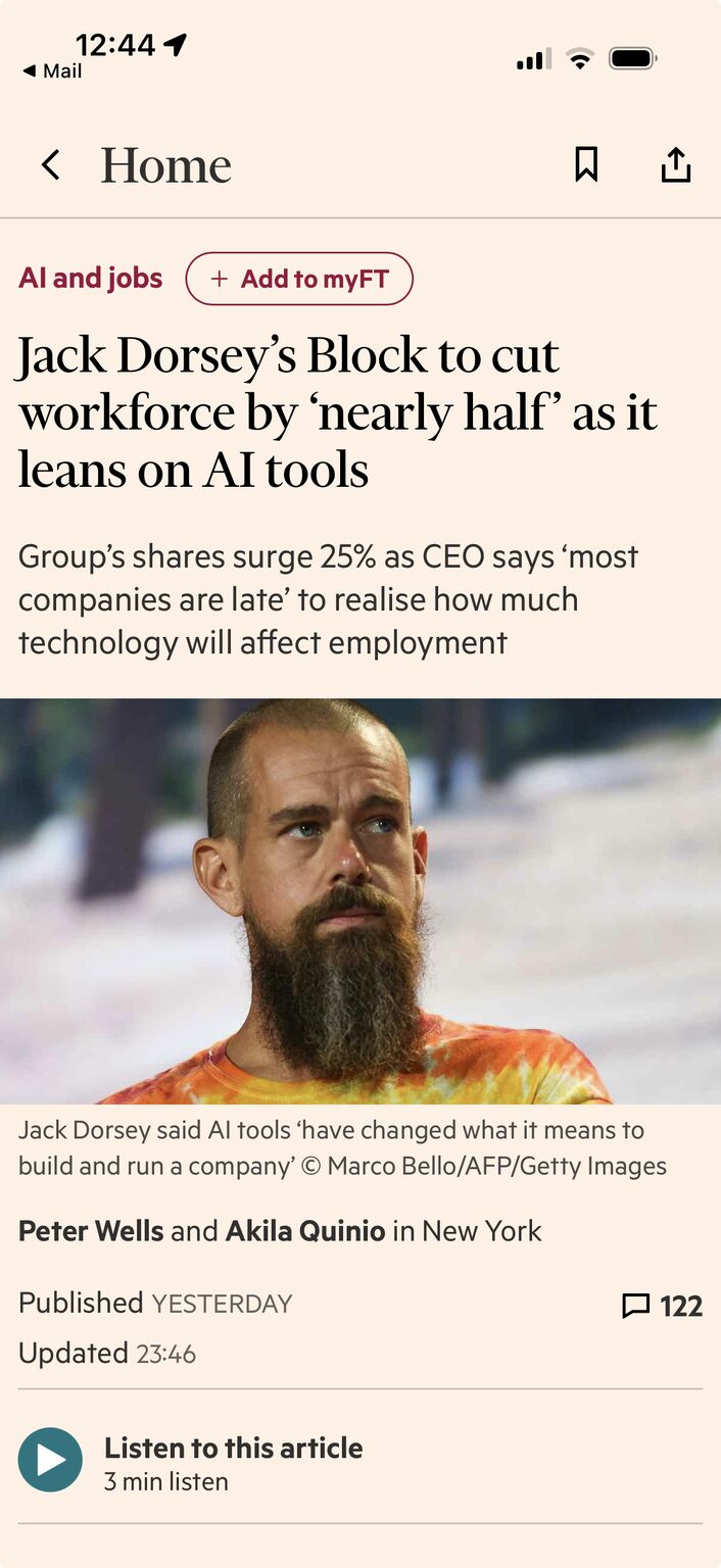 Corporate narrative and AI reality